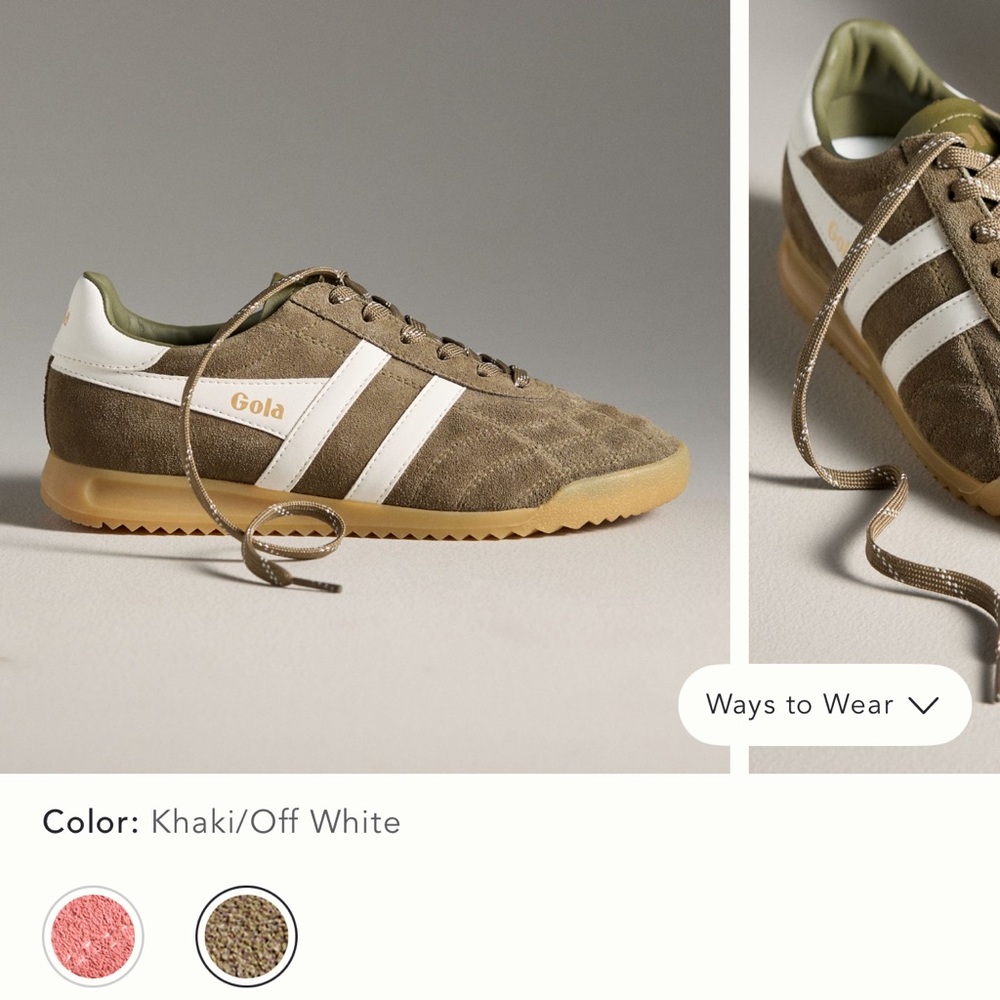 Gola women’s Olive and White Sneakers